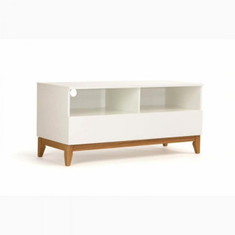 Mesa de TV blanca